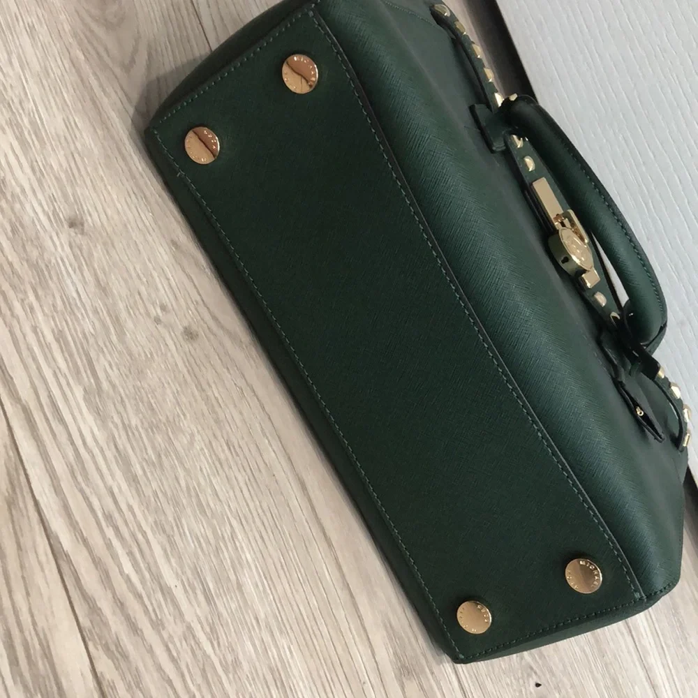 NWOT Green Michael Kors Tote with Shoulder Strap - Picture 9 of 9